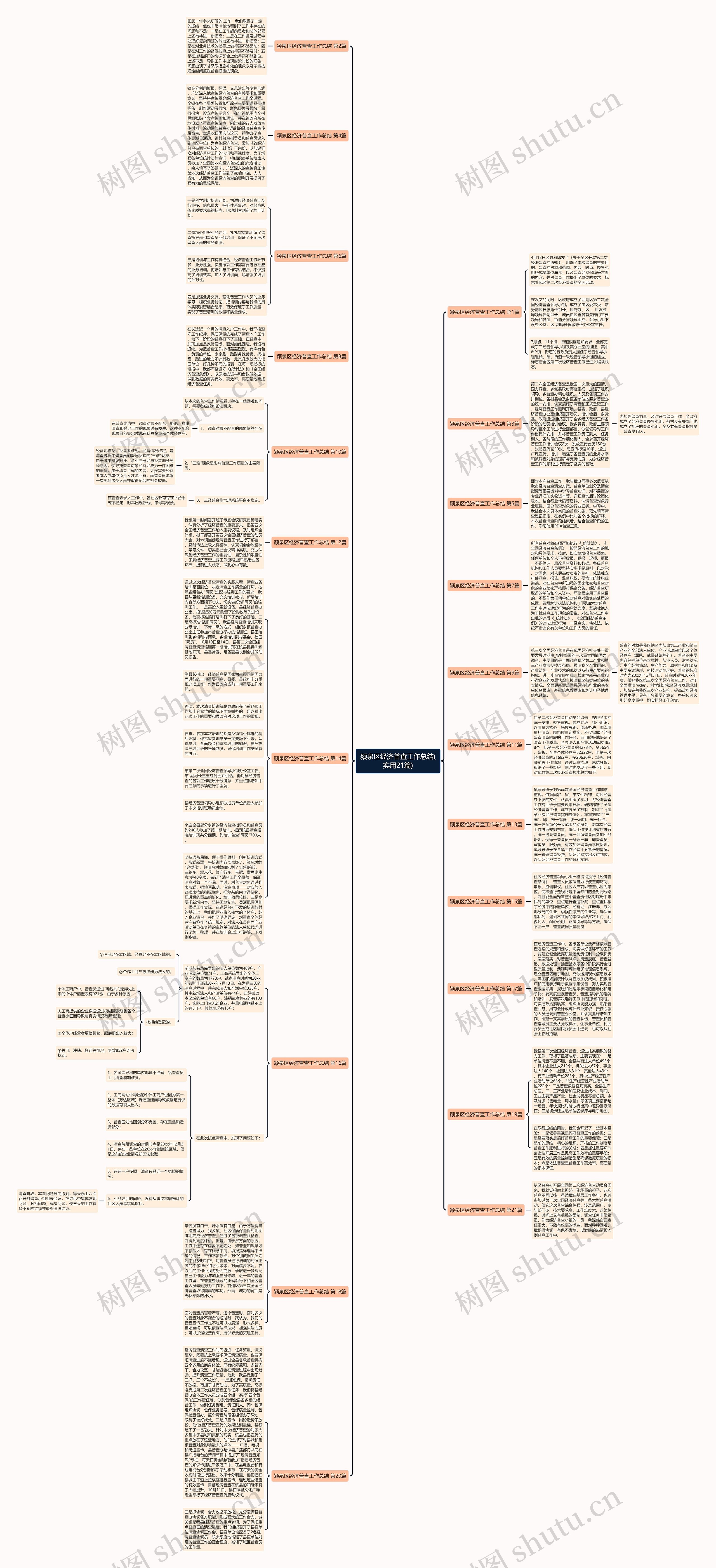 颍泉区经济普查工作总结(实用21篇)思维导图