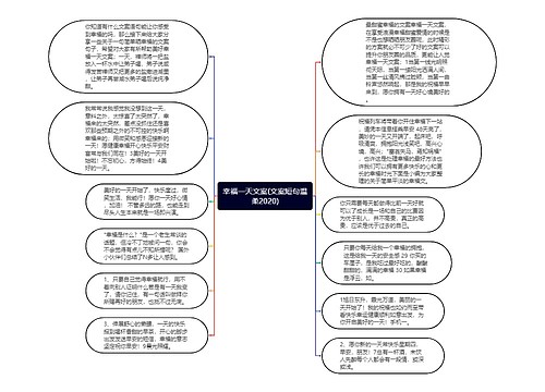 幸福一天文案(文案短句温柔2020)