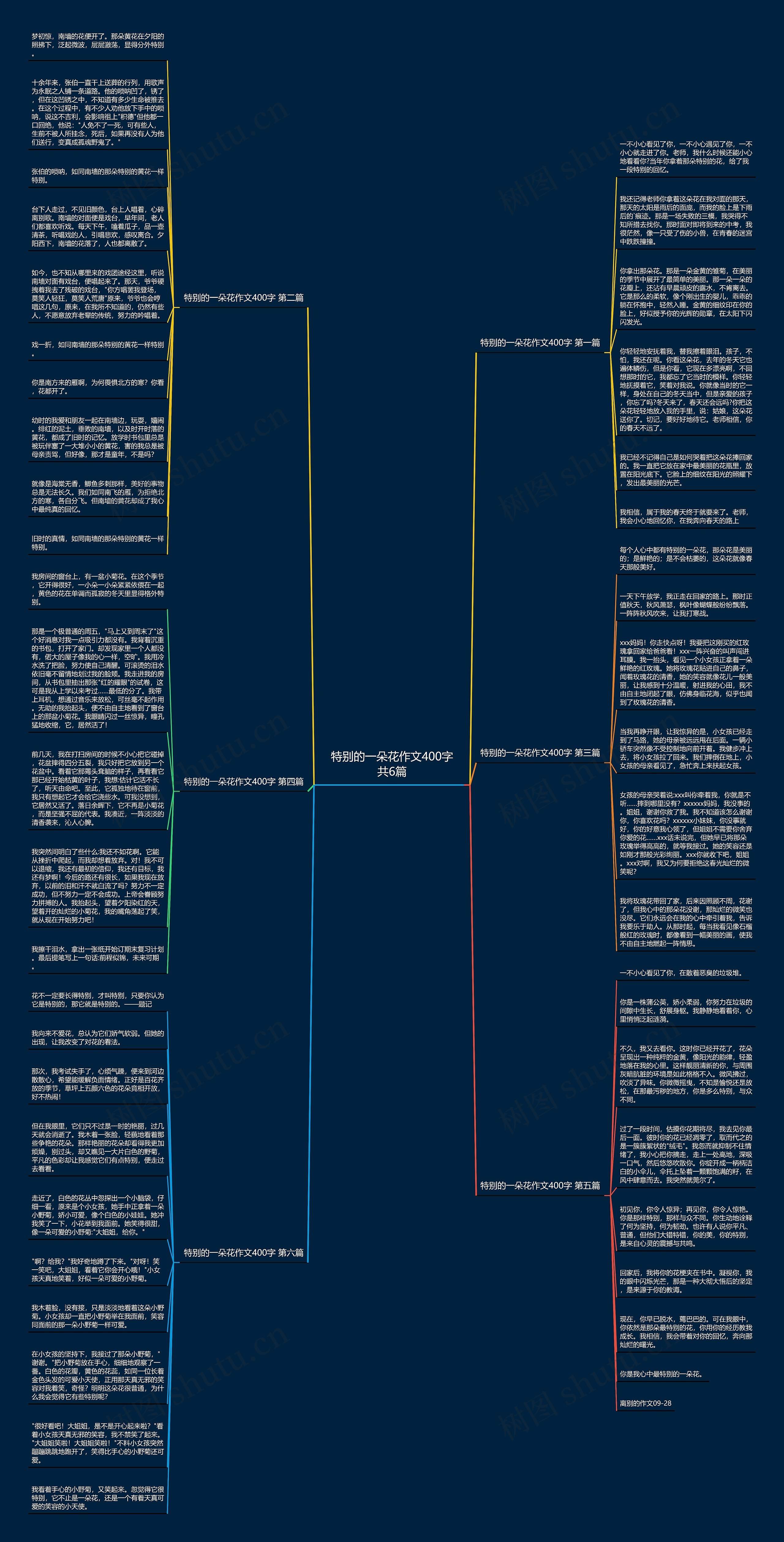 特别的一朵花作文400字共6篇