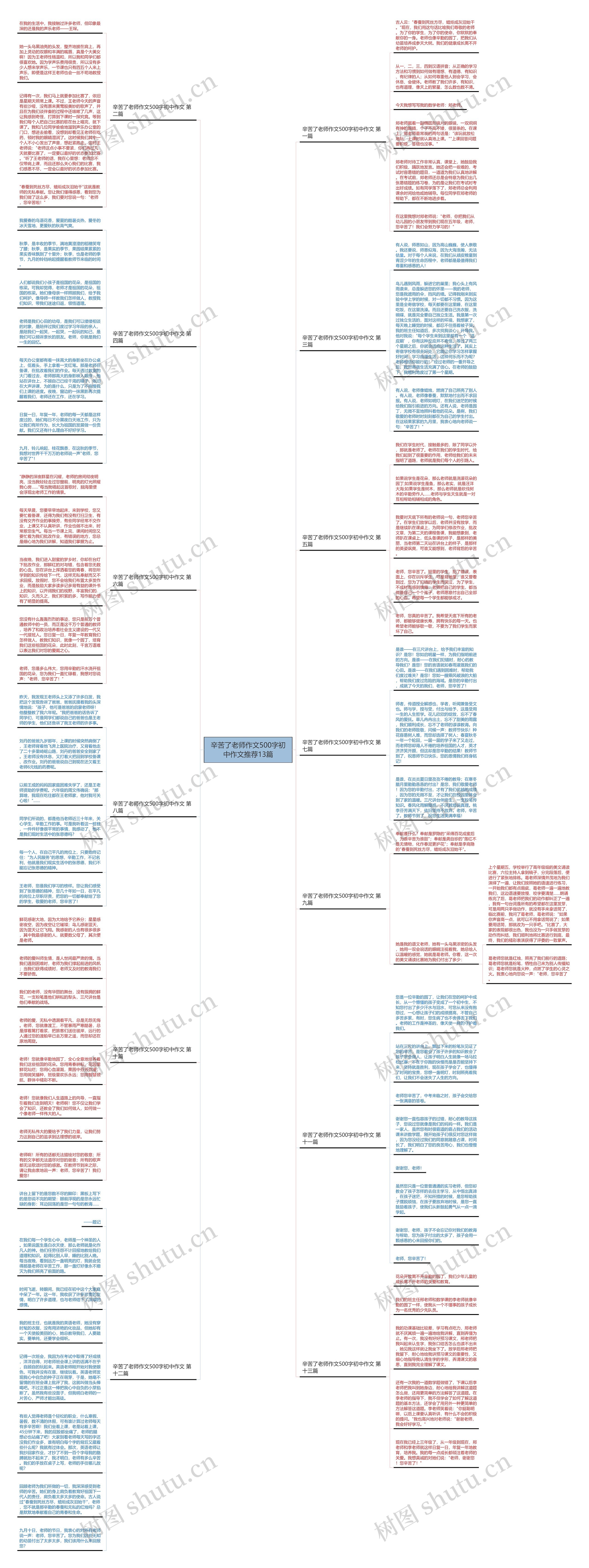 辛苦了老师作文500字初中作文推荐13篇