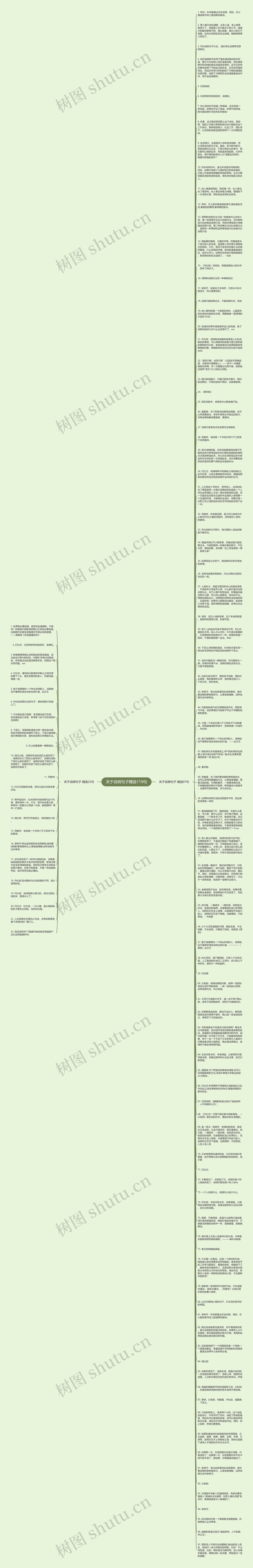 关于说明句子精选119句思维导图