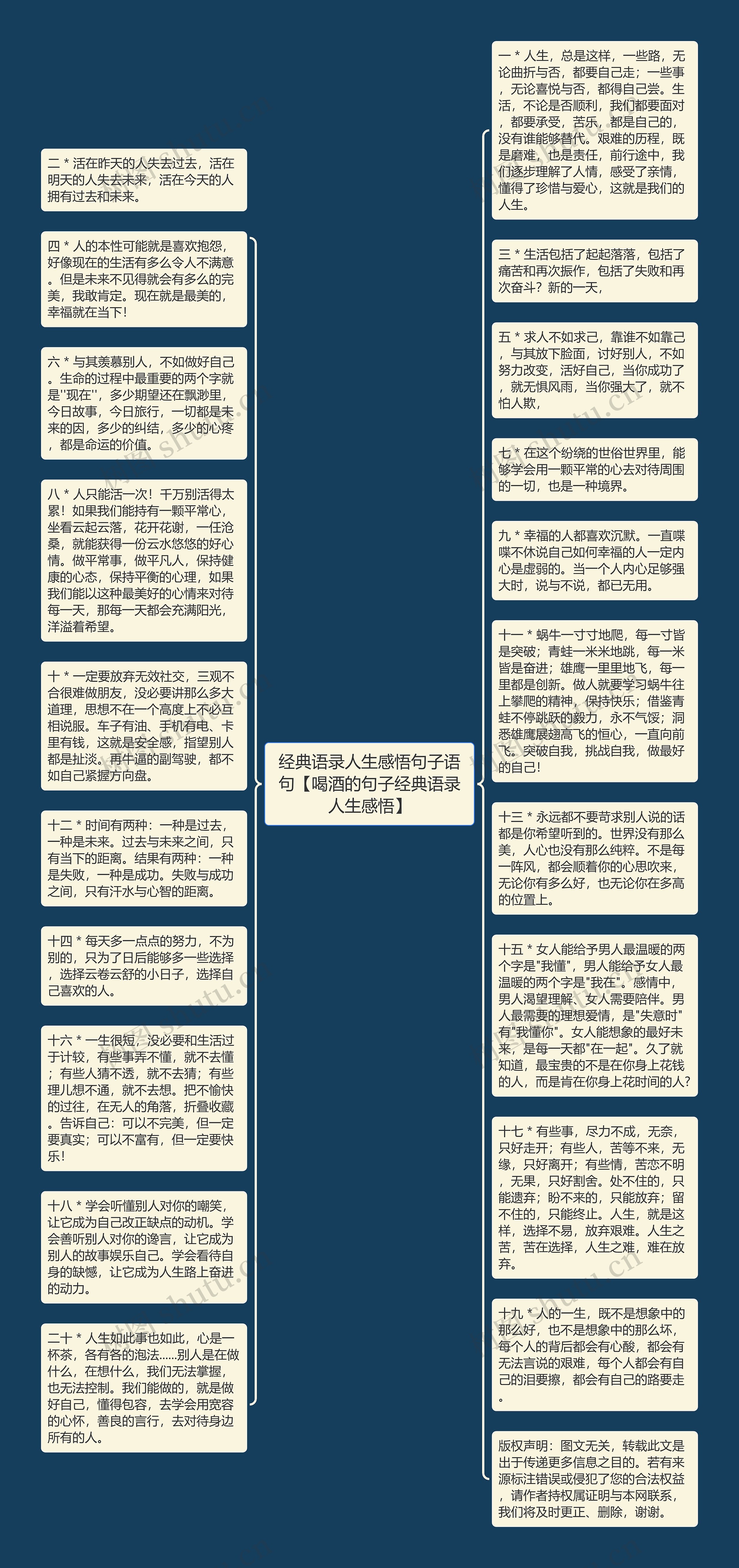 经典语录人生感悟句子语句【喝酒的句子经典语录人生感悟】思维导图