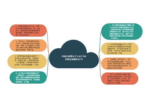 传递正能量句子大全(15条传递正能量的句子)