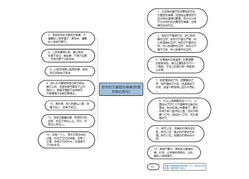 悲伤的文案短句唯美(极度抑郁的短句)