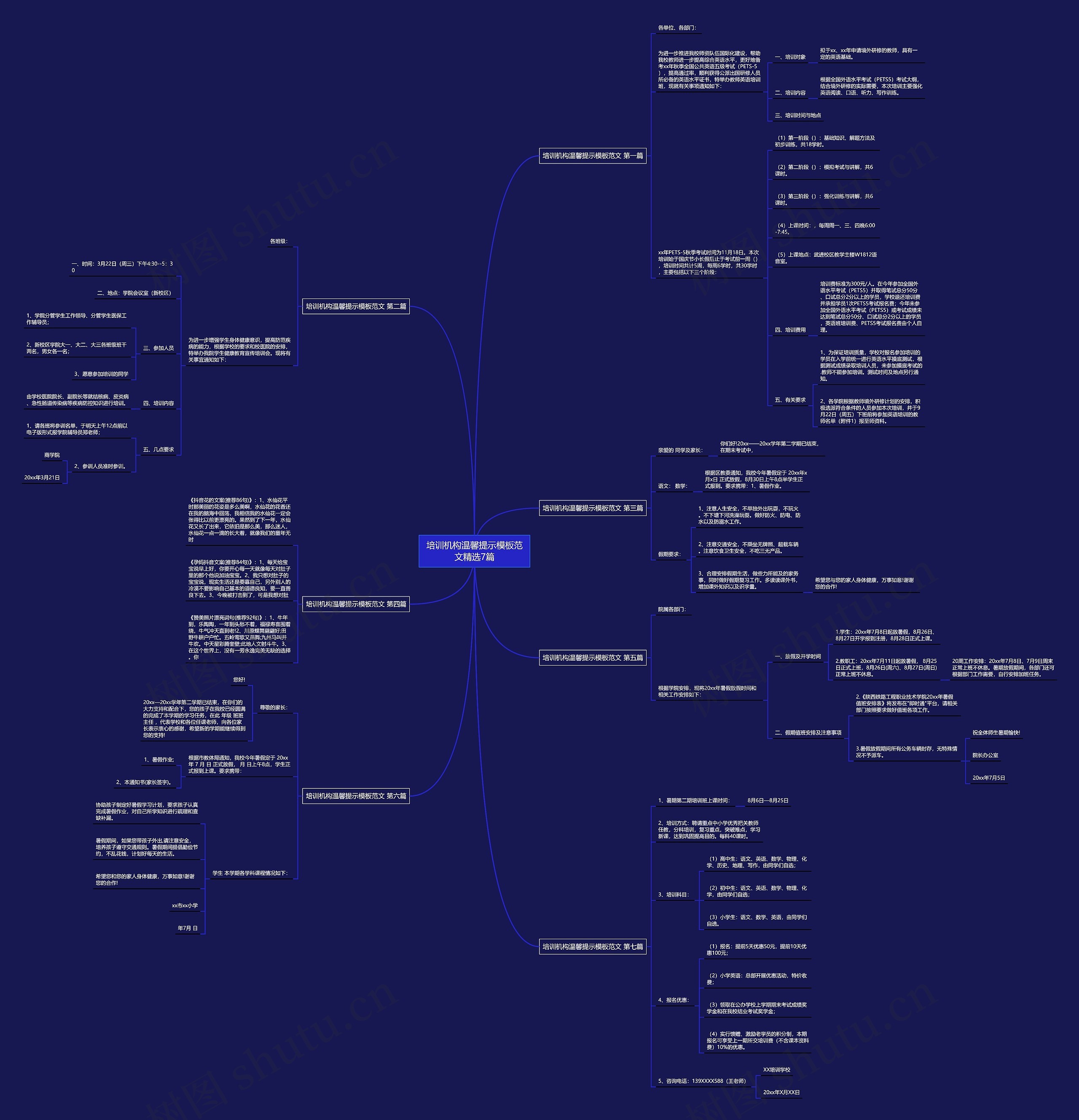 培训机构温馨提示模板范文精选7篇 培训机构温馨提示模板范文精选7篇