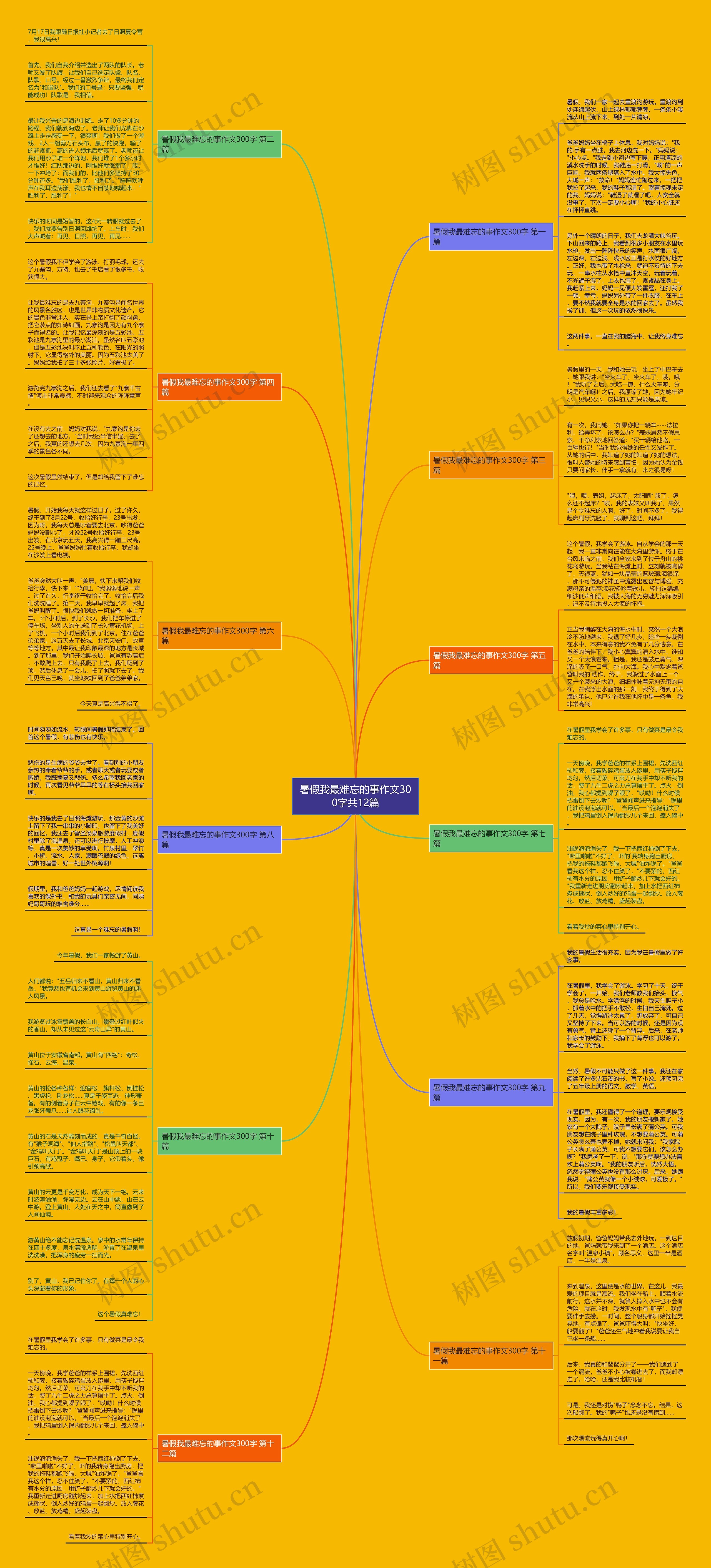 暑假我最难忘的事作文300字共12篇 暑假我最难忘的事作文300字共12篇