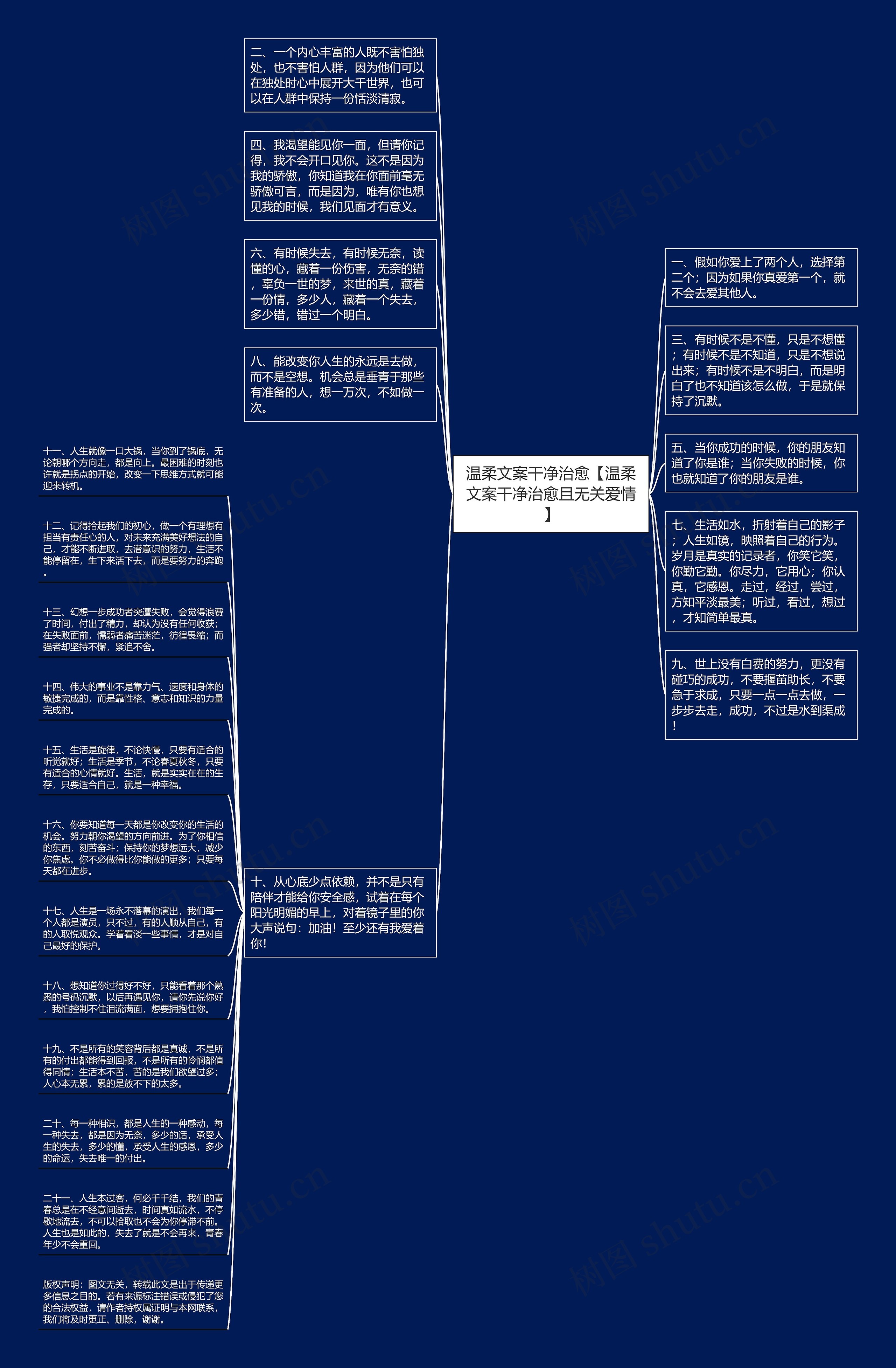 温柔文案干净治愈【温柔文案干净治愈且无关爱情】