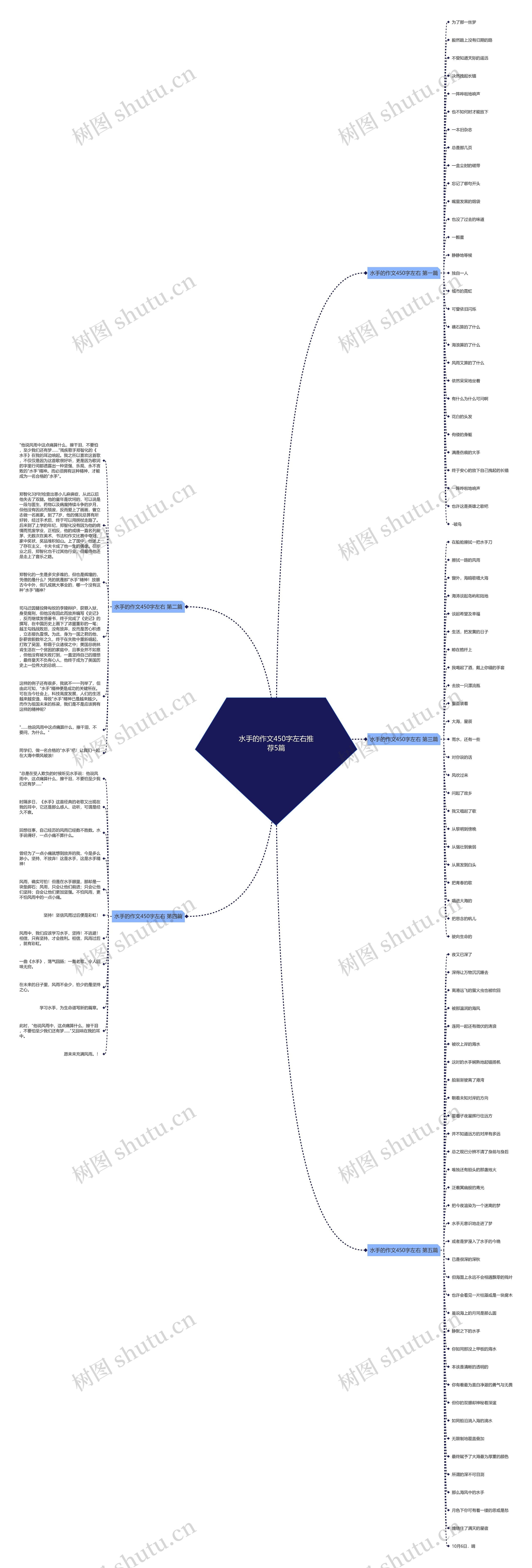 水手的作文450字左右推荐5篇思维导图
