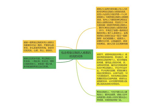 包含帮助过我的人感恩的说说的词条