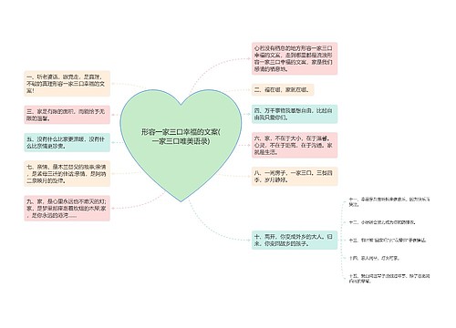 形容一家三口幸福的文案(一家三口唯美语录)