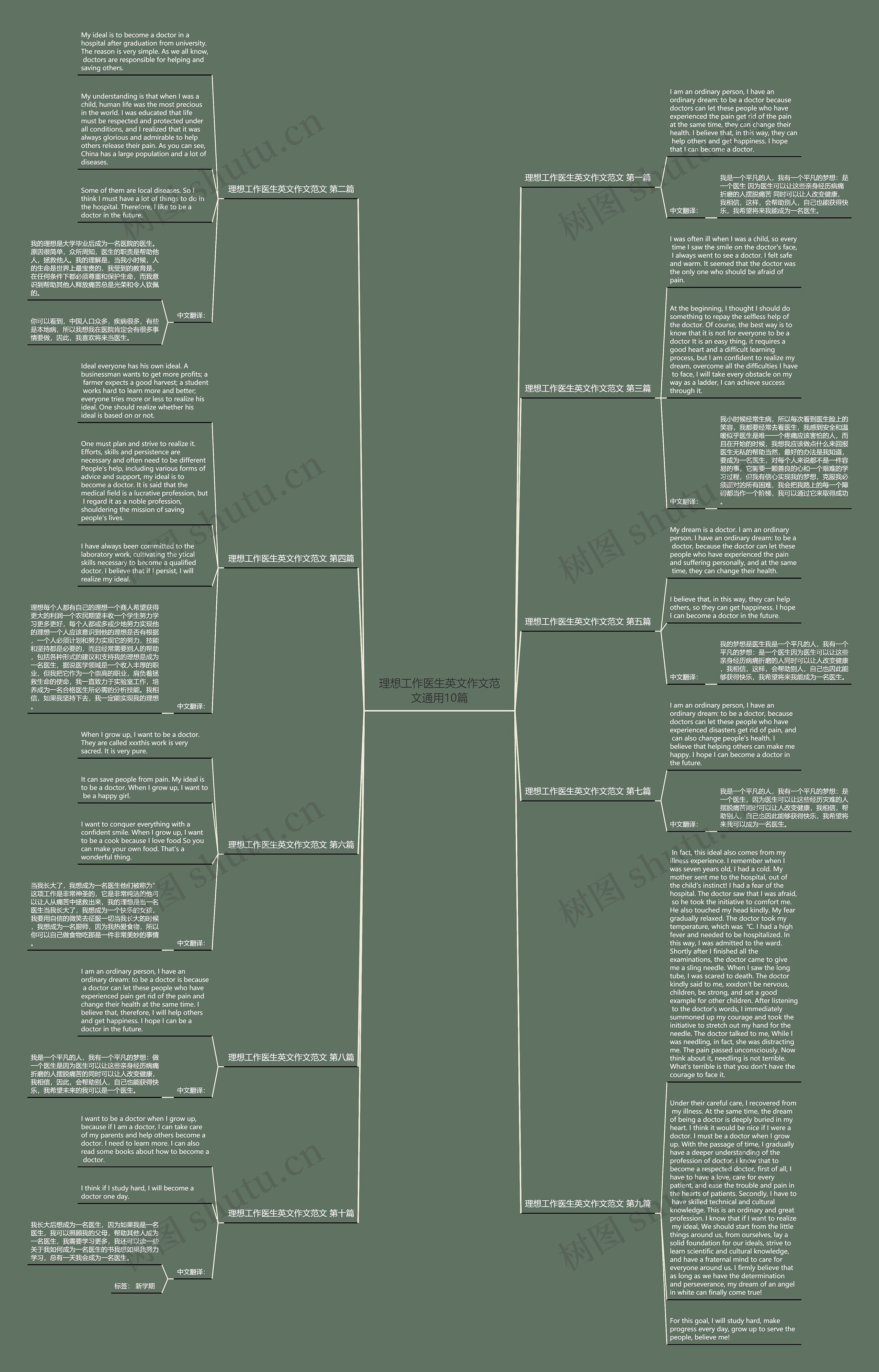理想工作医生英文作文范文通用10篇
