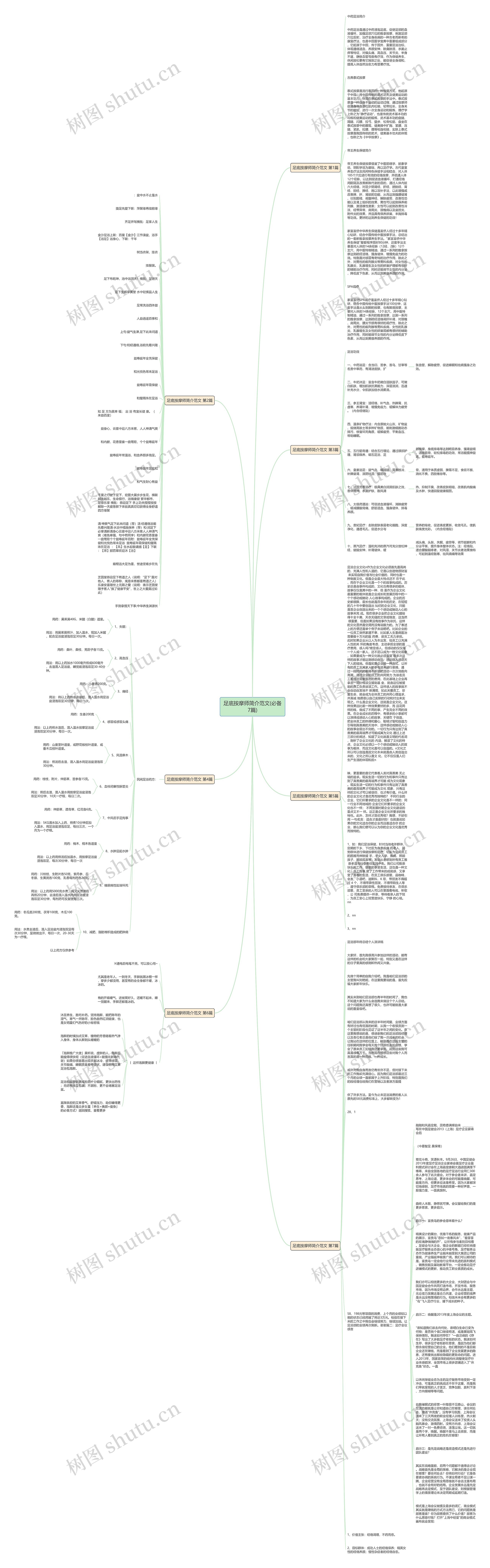 足底按摩师简介范文(必备7篇)思维导图