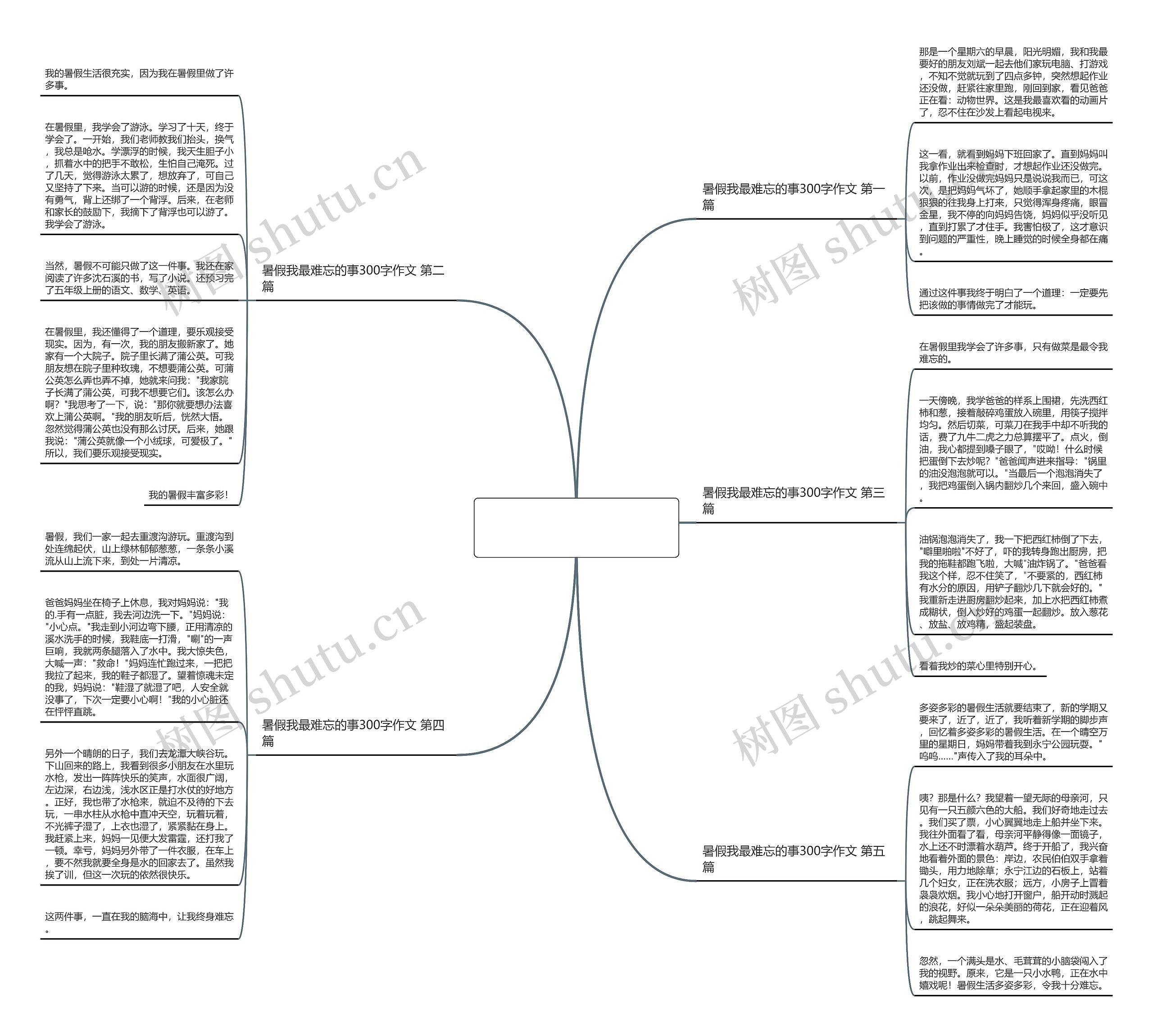 暑假我最难忘的事300字作文推荐5篇 暑假我最难忘的事300字作文推荐5篇