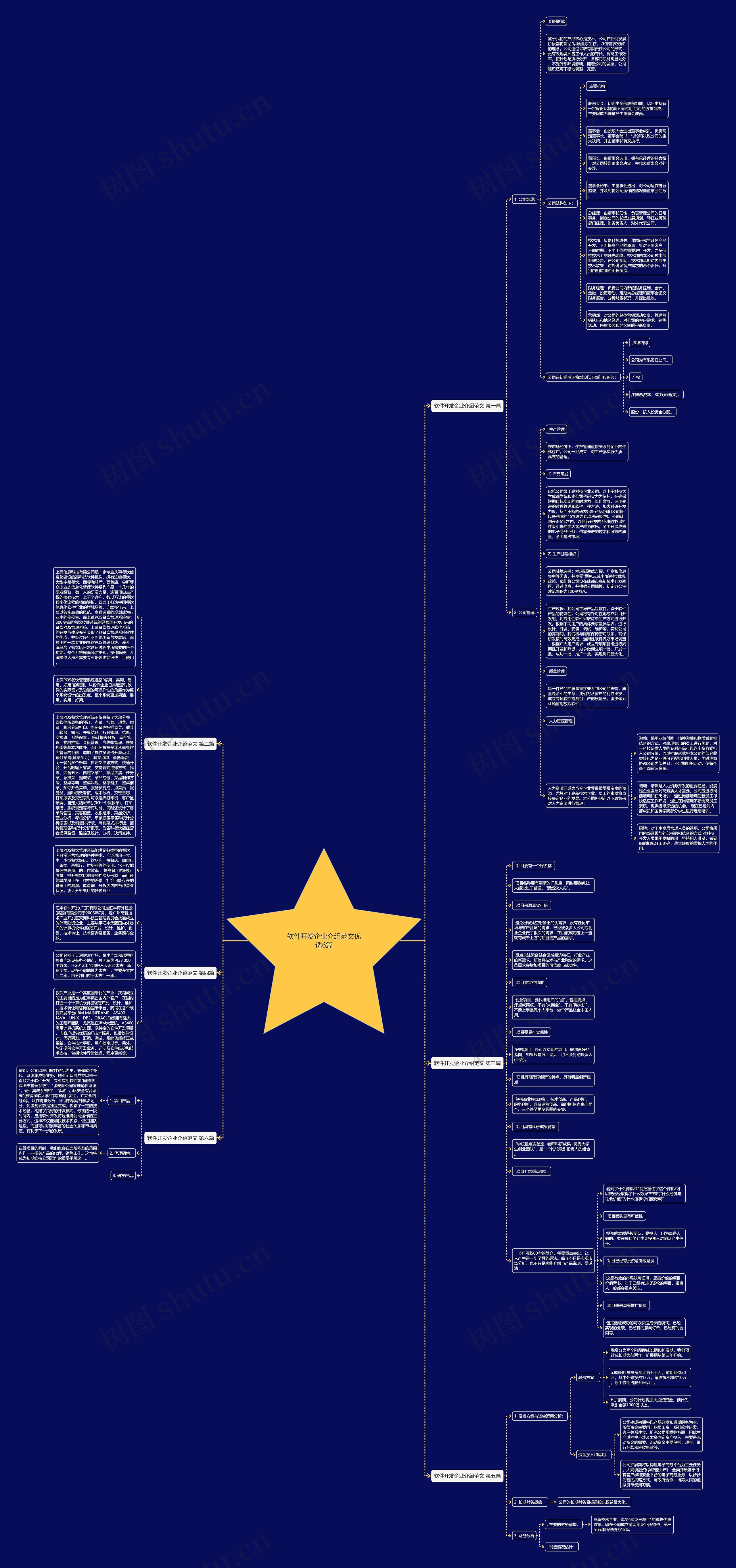 软件开发企业介绍范文优选6篇思维导图