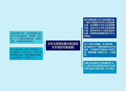 分手之后朋友圈文案(适合分手发的文案温柔)