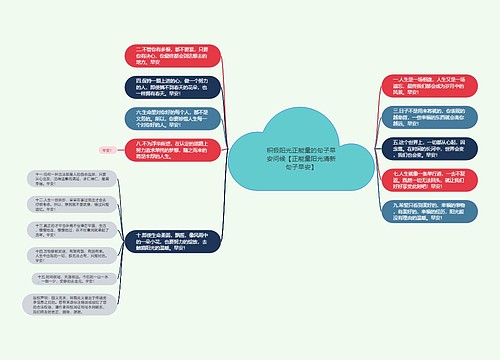 积极阳光正能量的句子早安问候【正能量阳光清新句子早安】