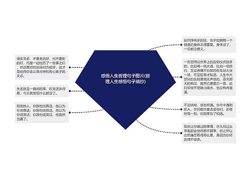 感悟人生哲理句子图片(哲理人生感悟句子摘抄)