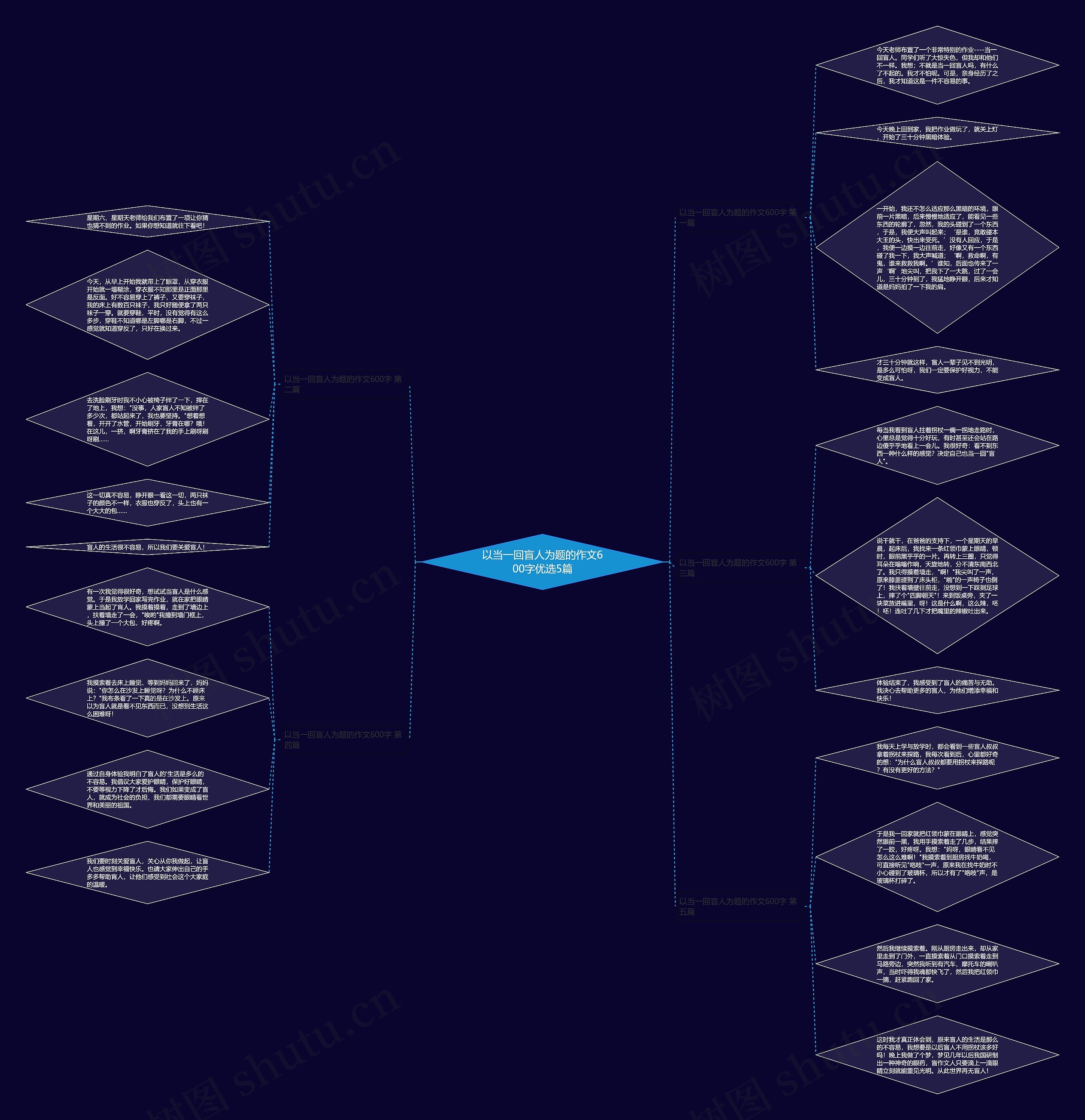 以当一回盲人为题的作文600字优选5篇 以当一回盲人为题的作文600字优选5篇