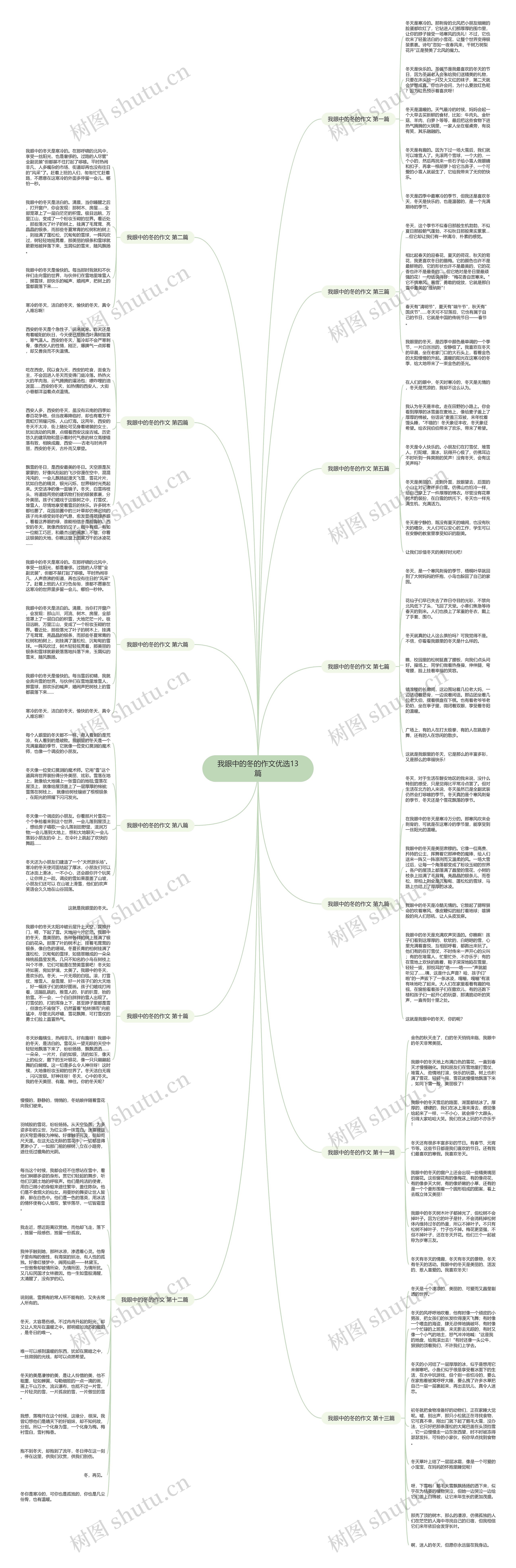 我眼中的冬的作文优选13篇