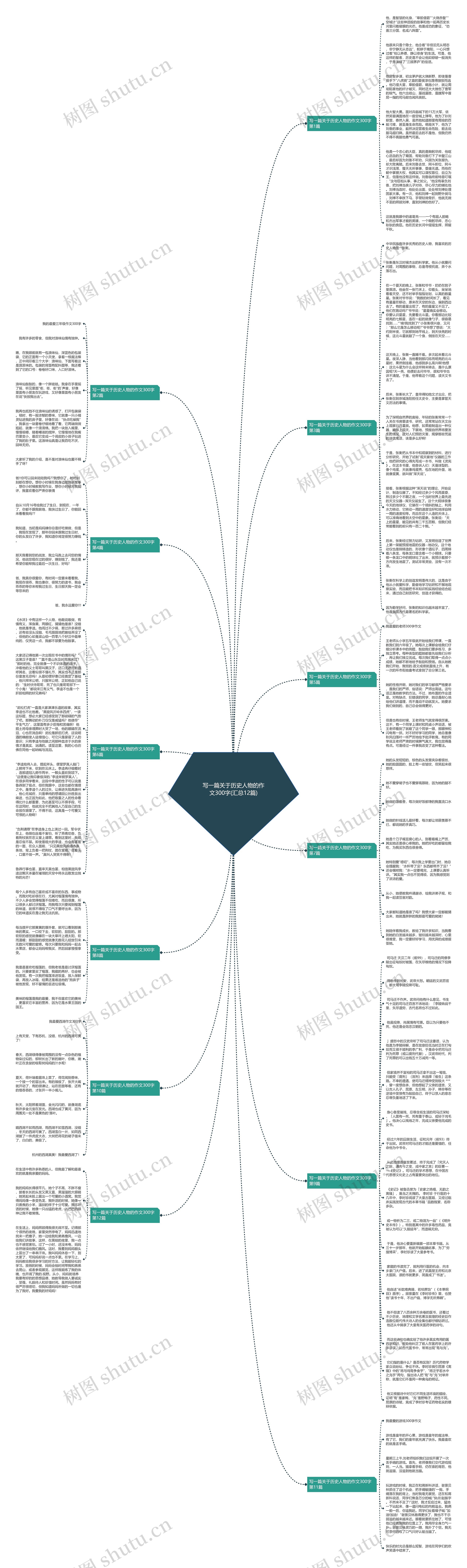 写一篇关于历史人物的作文300字(汇总12篇)思维导图