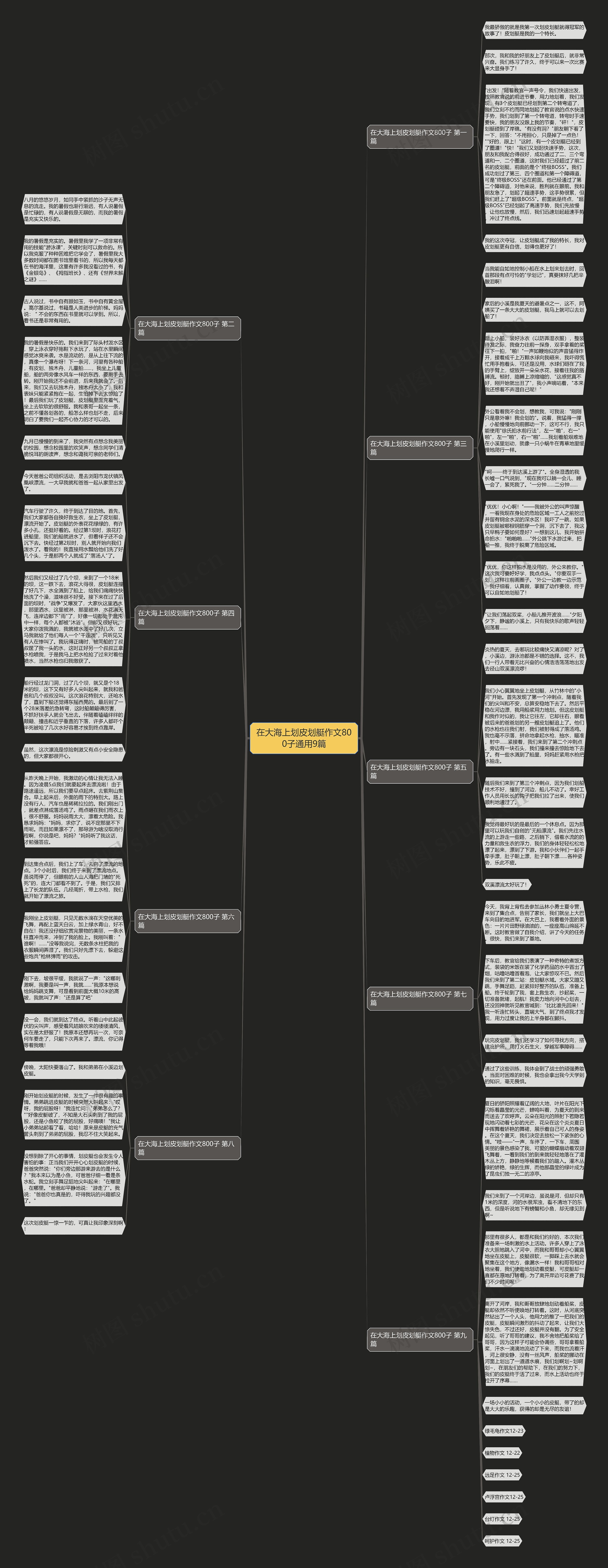 在大海上划皮划艇作文800子通用9篇