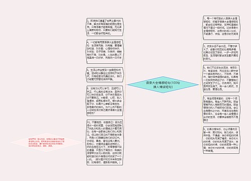 语录大全情感短句(100句撩人情话短句)