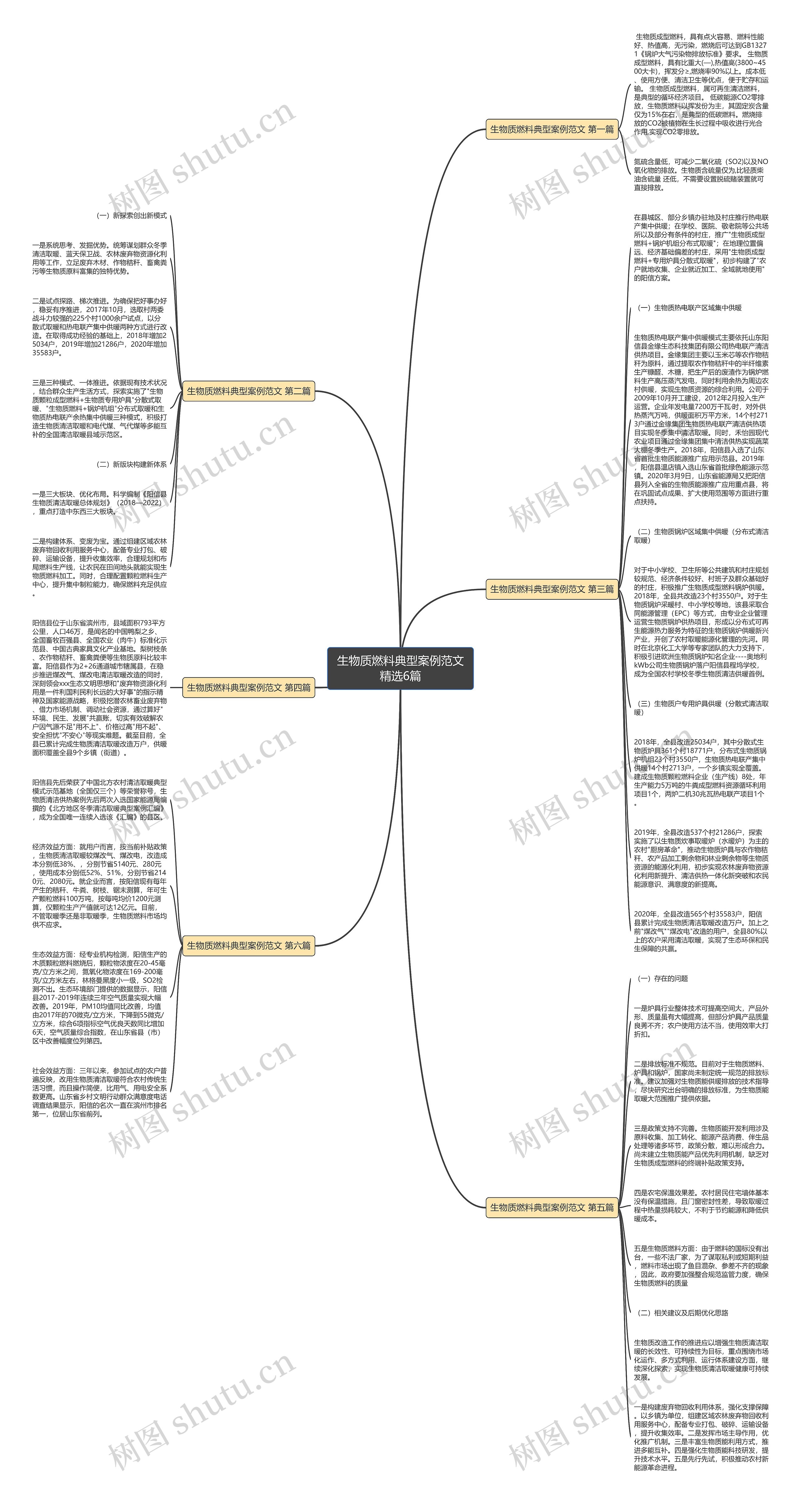 生物质燃料典型案例范文精选6篇思维导图