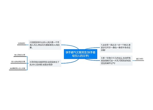 快手霸气文案男生(快手最吸引人的文字)