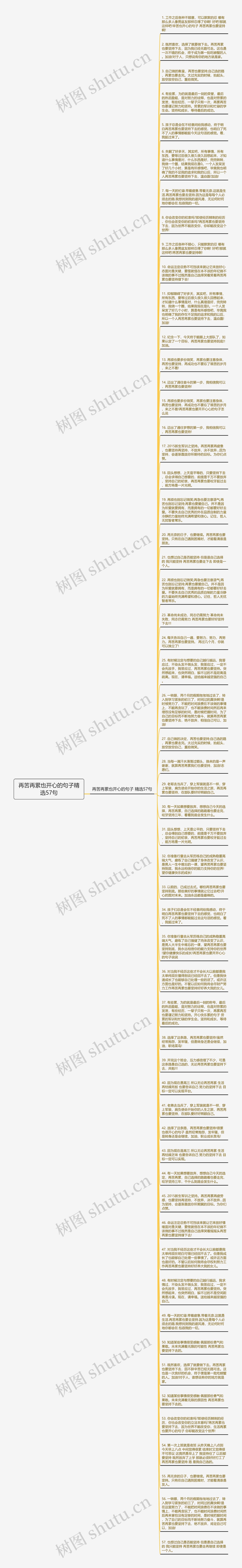 再苦再累也开心的句子精选57句思维导图