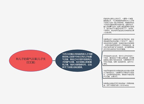 有儿子的霸气文案(儿子生日文案)