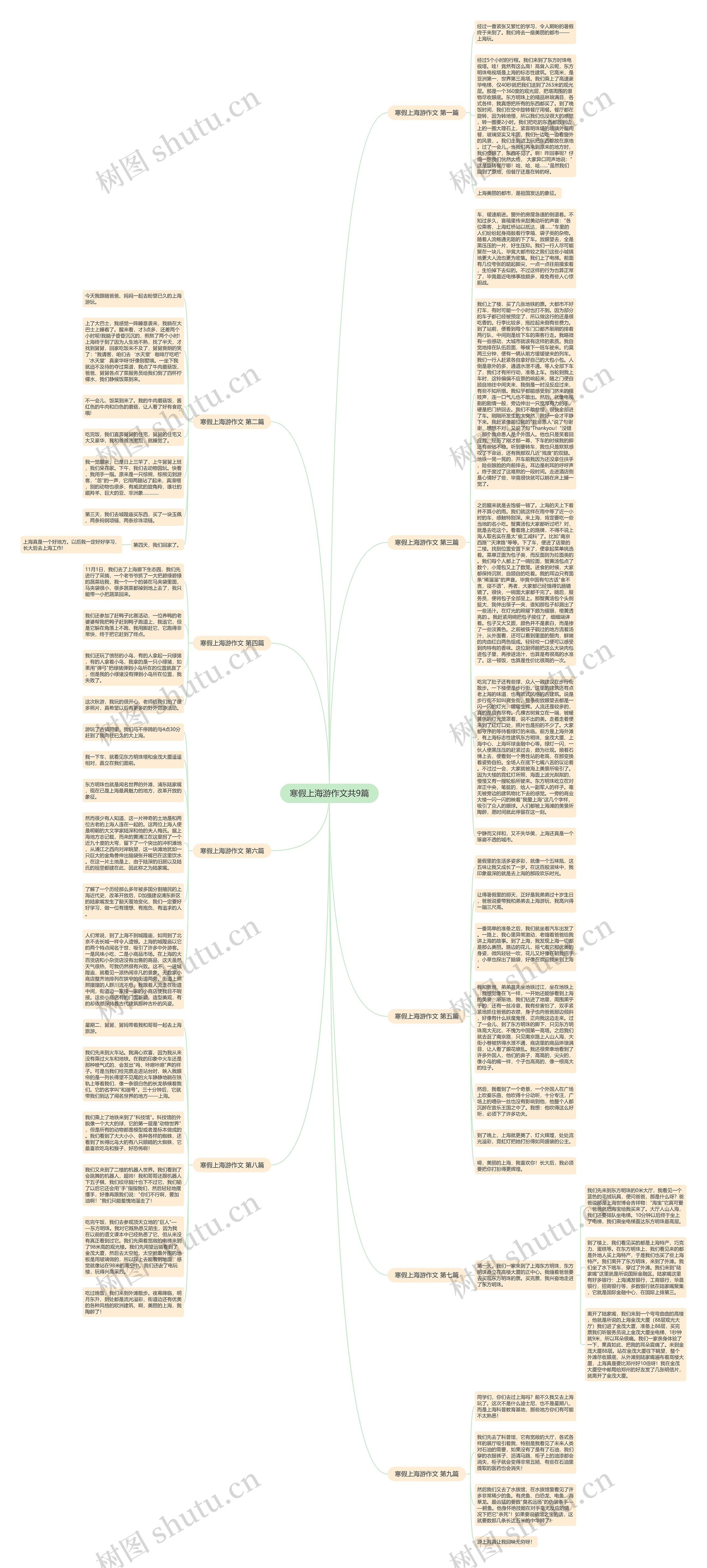 寒假上海游作文共9篇