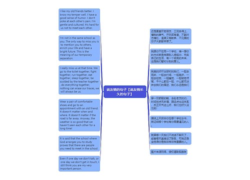 说友情的句子【说友情长久的句子】