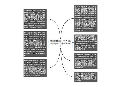 情商高的幽默丑句子【高情商的哄人句子情话200】