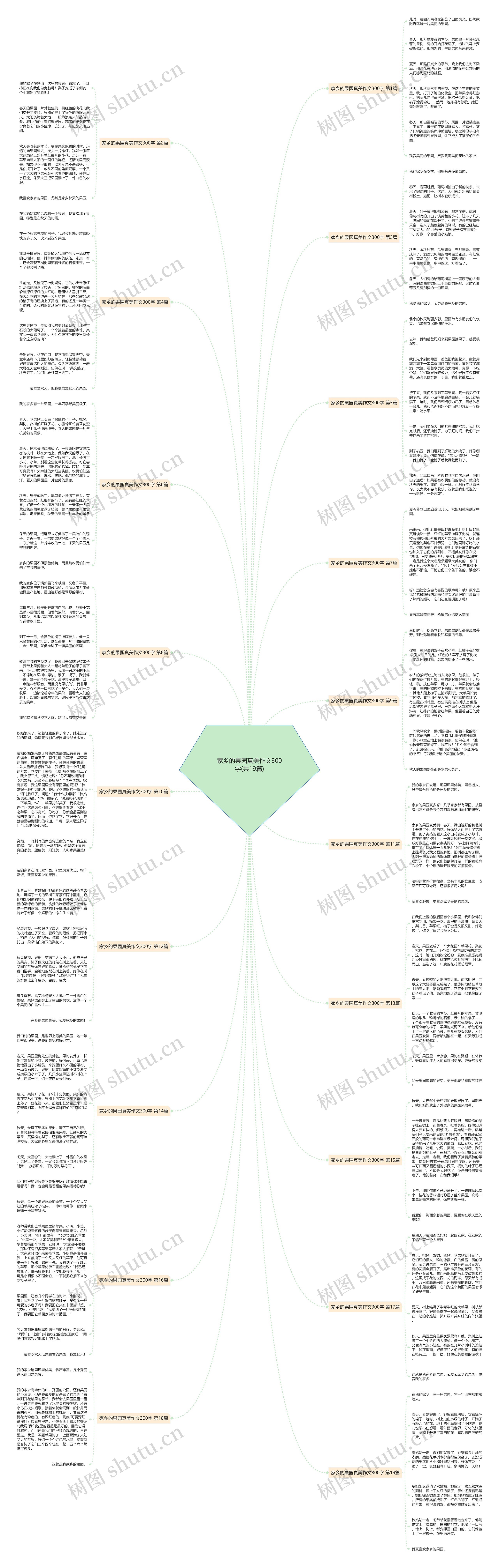 家乡的果园真美作文300字(共19篇) 家乡的果园真美作文300字(共19篇)
