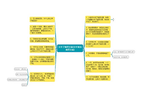 分手了搞笑文案(分手复合搞笑文案)