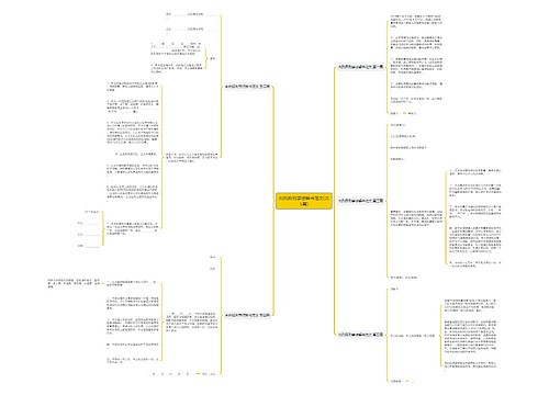 判刑后刑事谅解书范文(共5篇)思维导图