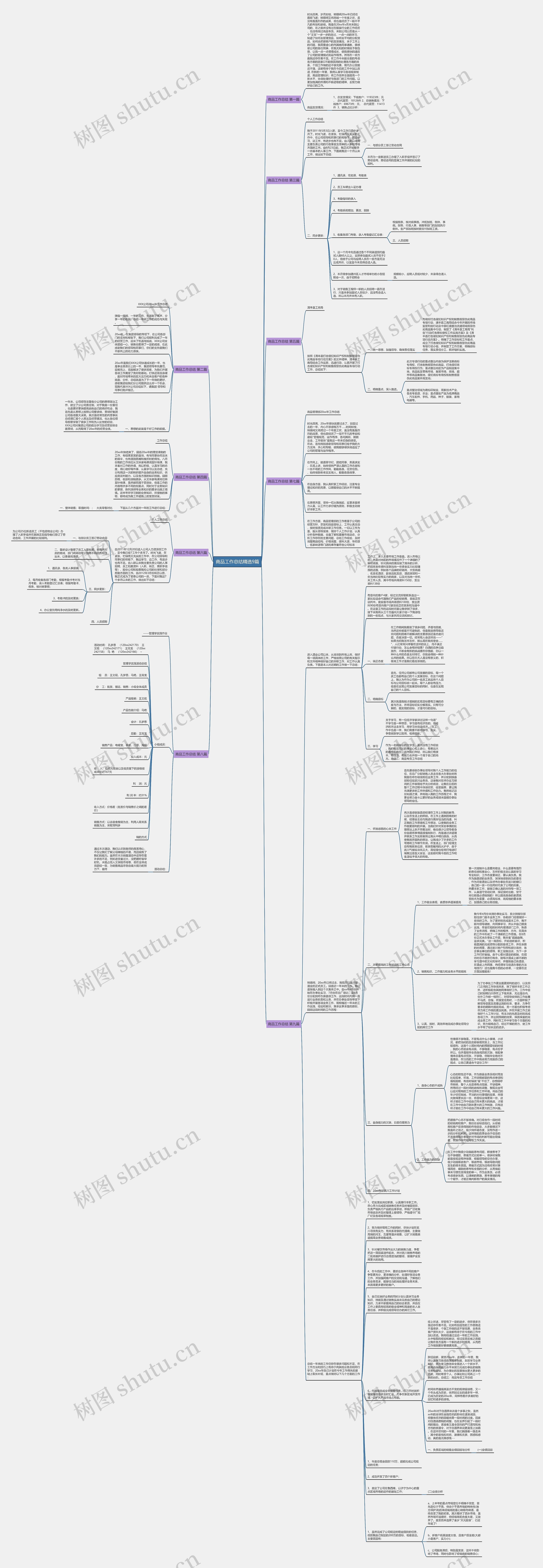 商品工作总结精选9篇思维导图