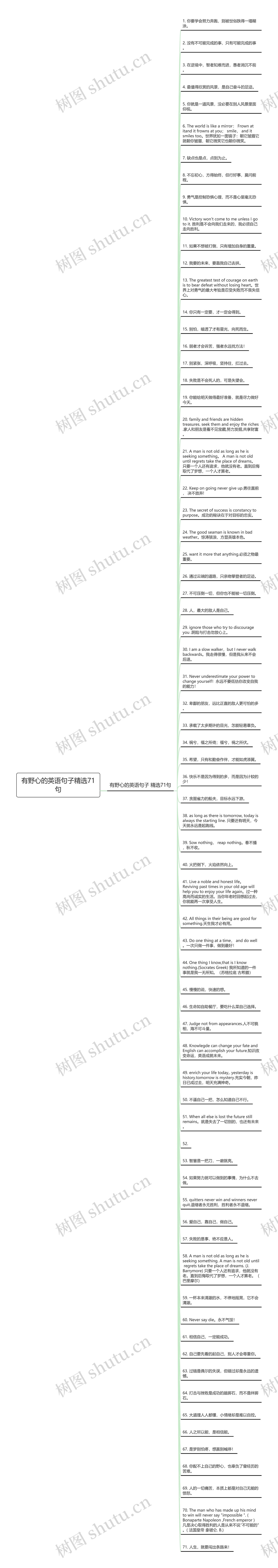 有野心的英语句子精选71句