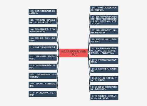 旅游文案简短唯美(旅游推广软文)