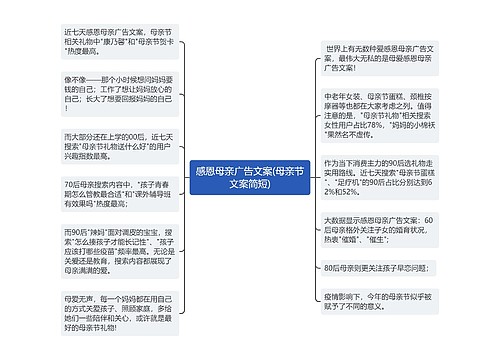 感恩母亲广告文案(母亲节文案简短)