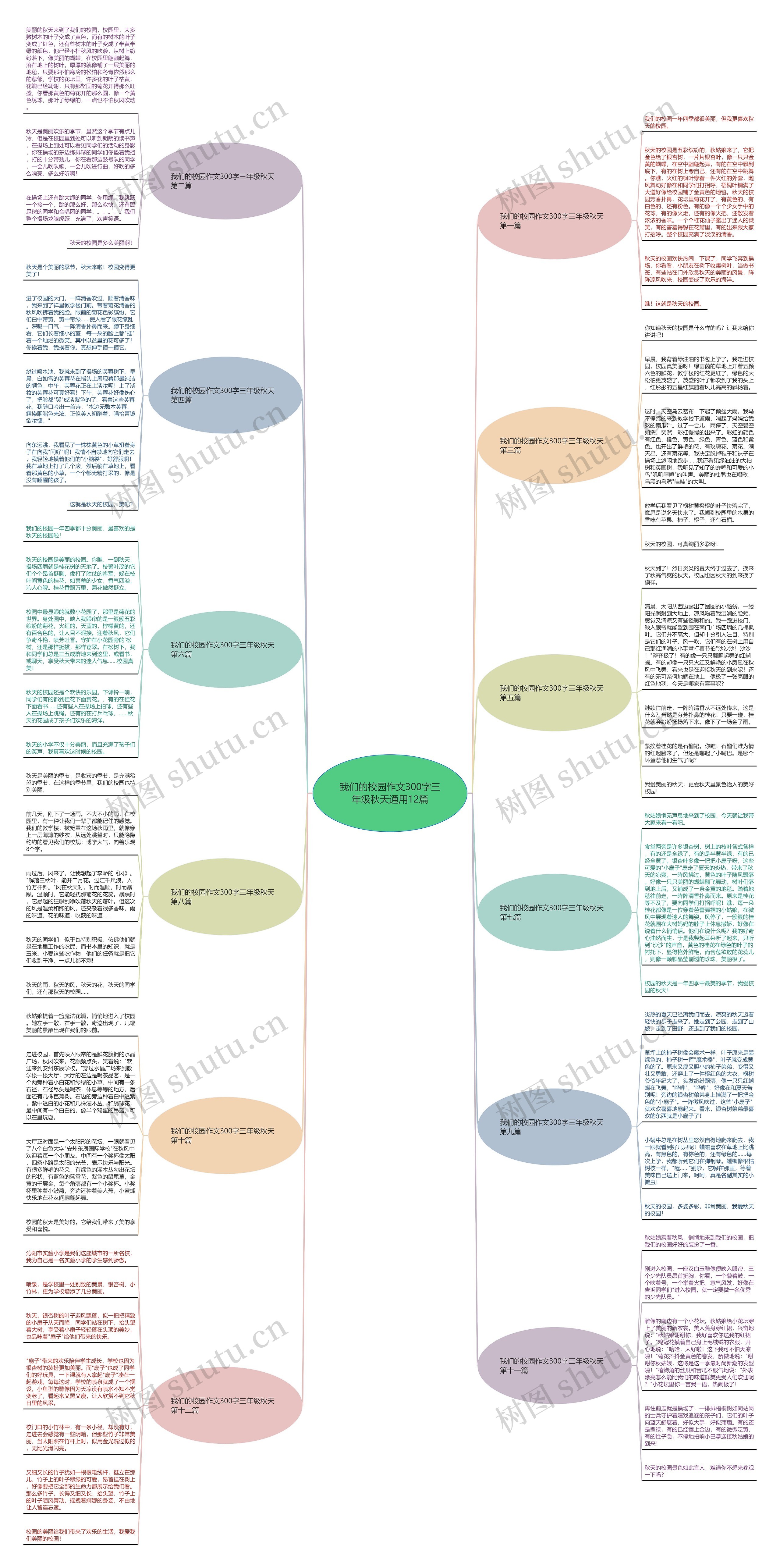 我们的校园作文300字三年级秋天通用12篇 我们的校园作文300字三年级秋天通用12篇