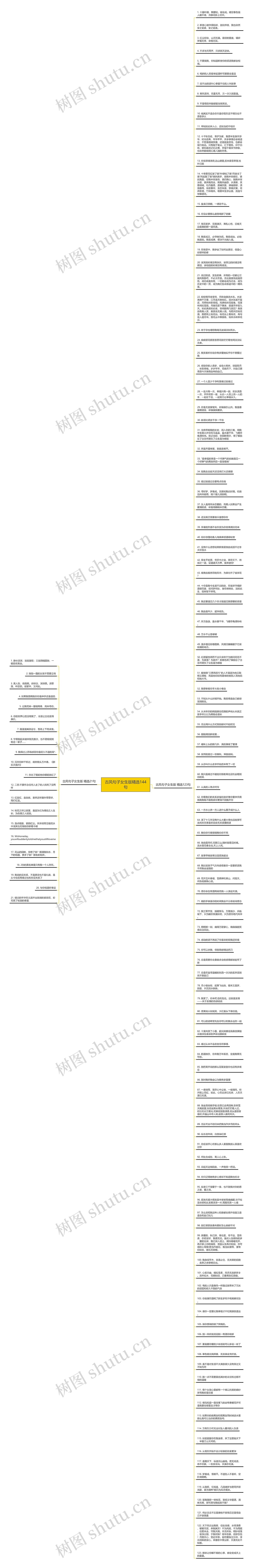 古风句子女生版精选144句
