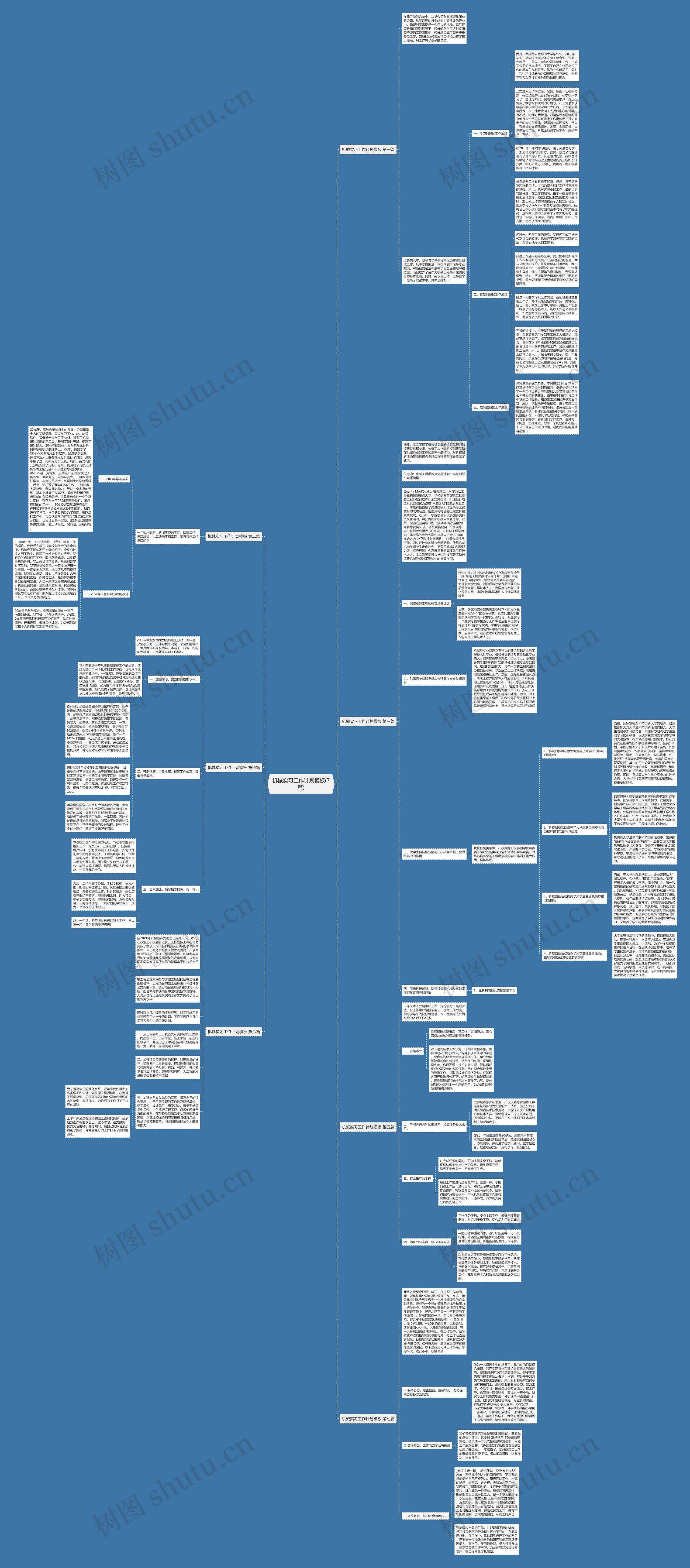机械实习工作计划(7篇)思维导图
