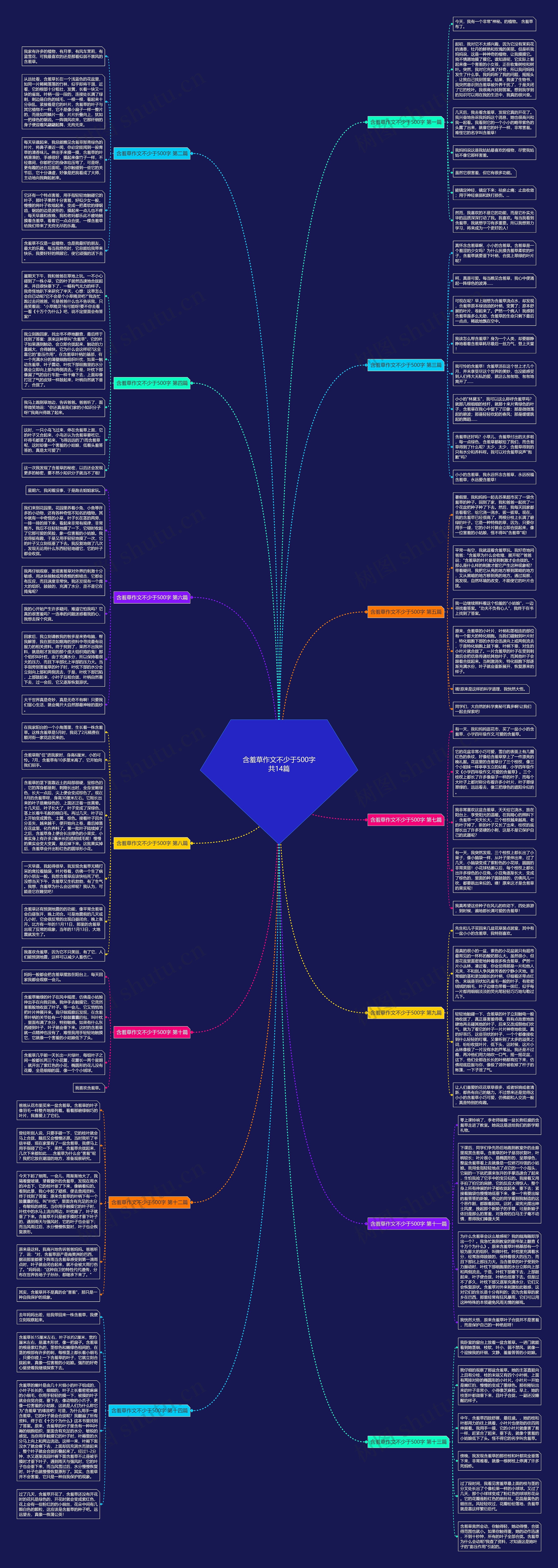 含羞草作文不少于500字共14篇 含羞草作文不少于500字共14篇