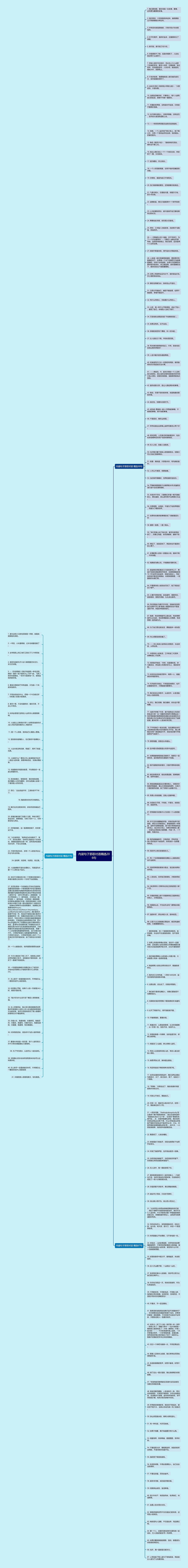 内涵句子邪恶对话精选206句思维导图