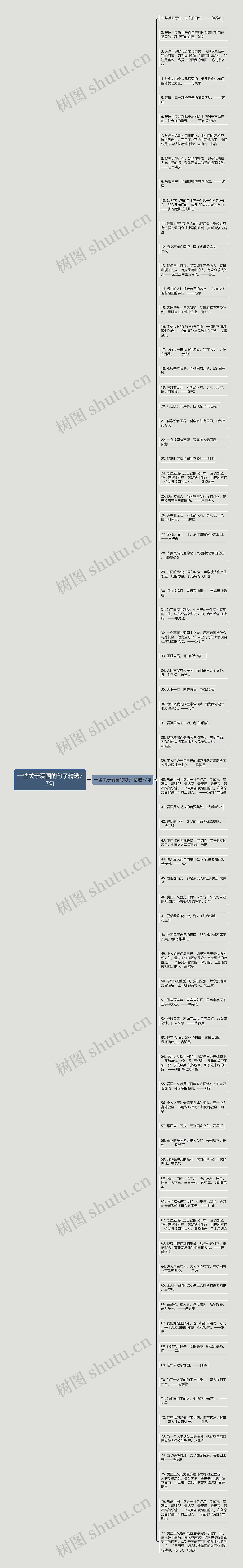 一些关于爱国的句子精选77句