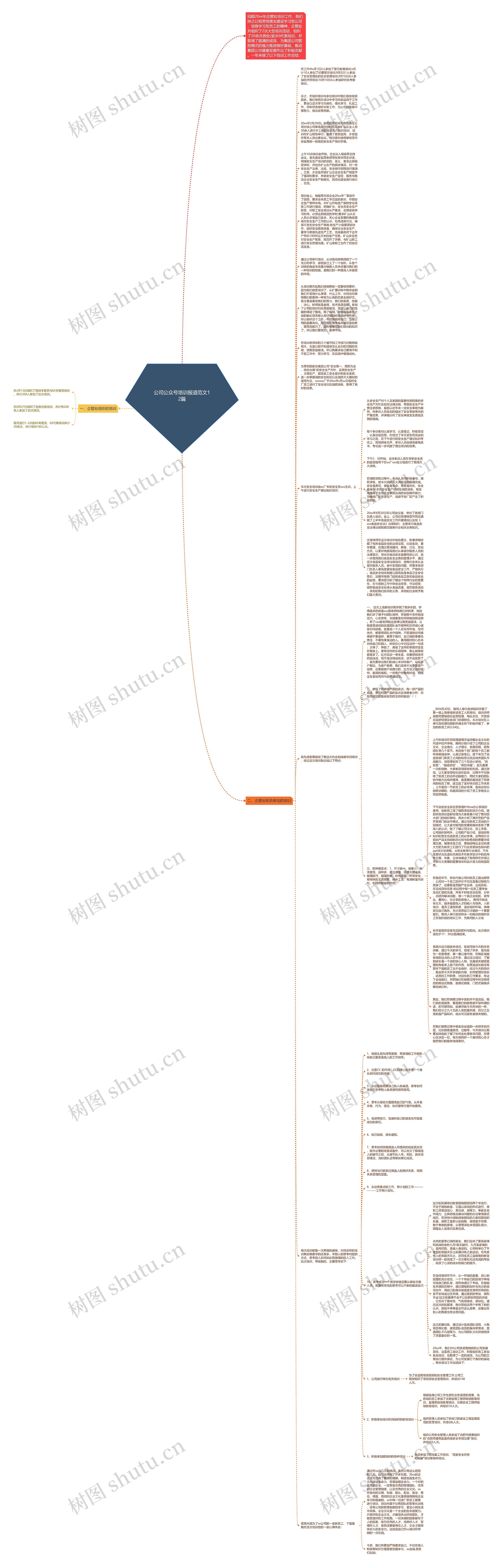 公司公众号培训报道范文12篇思维导图