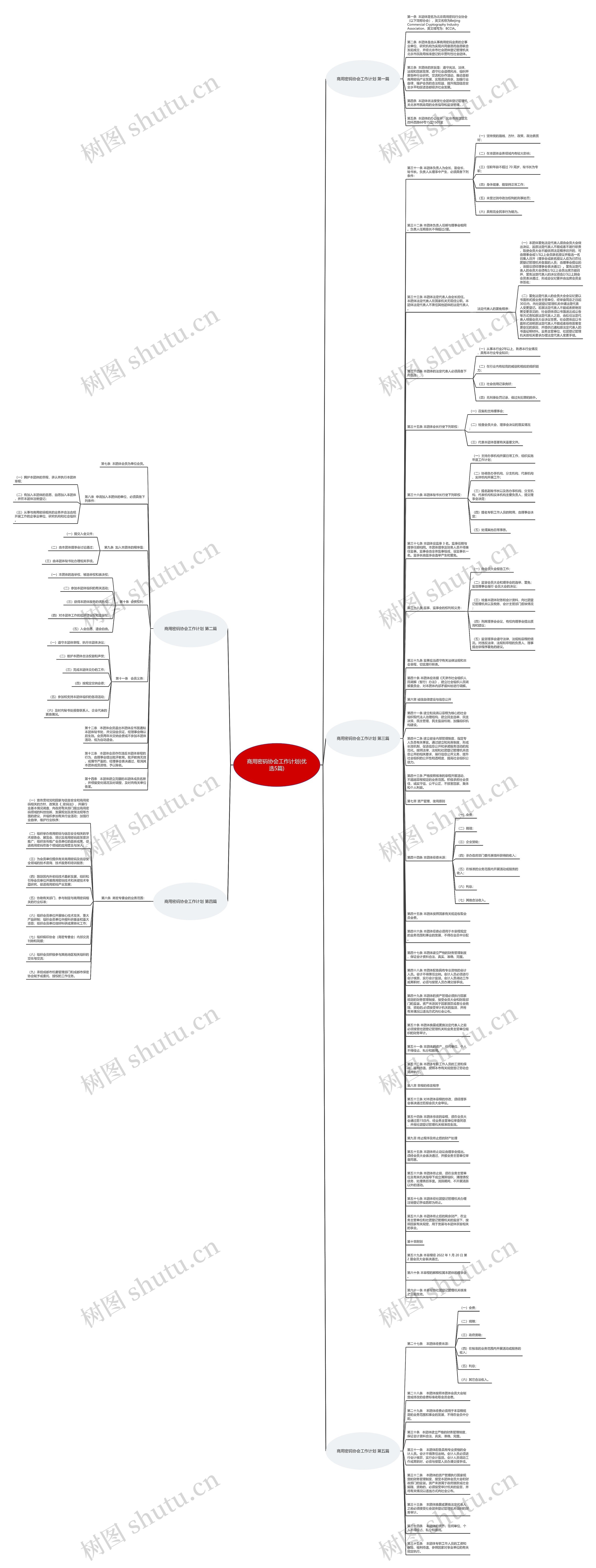 商用密码协会工作计划(优选5篇)思维导图