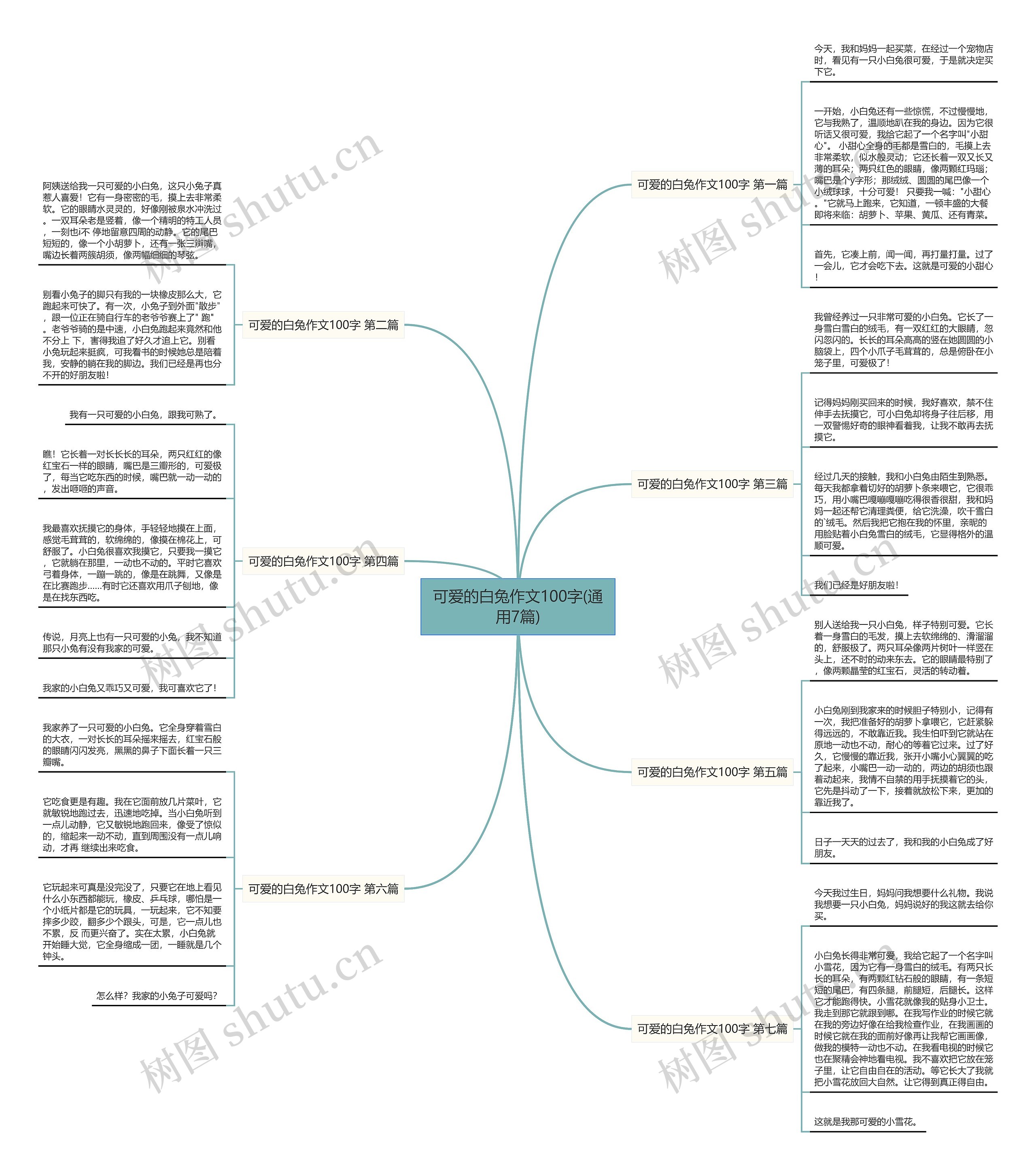 可爱的白兔作文100字(通用7篇) 可爱的白兔作文100字(通用7篇)