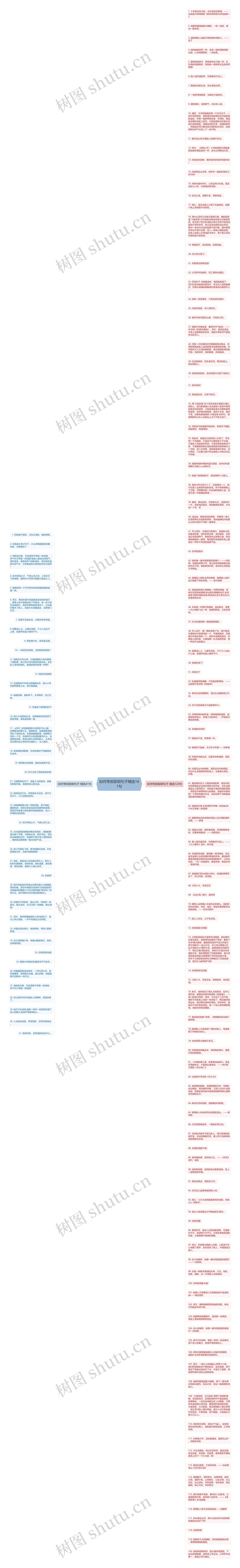 如何夸奖聪明句子精选161句思维导图